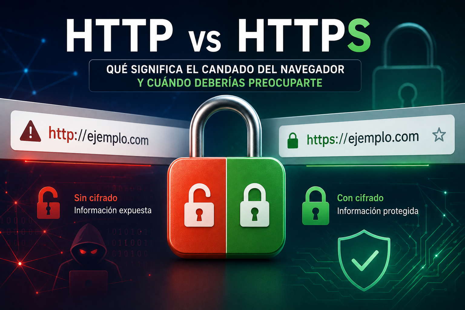 Qué es HTTPS y qué significa el candado del navegador.
